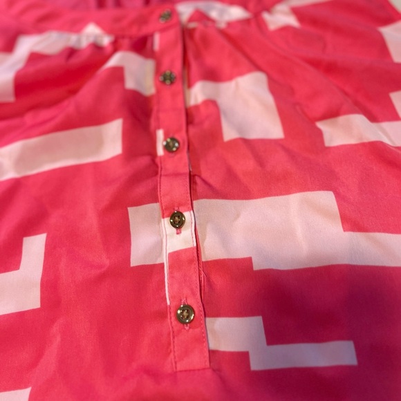 Kenneth Cole Reaction Pink Geometric Tank Top - Picture 3 of 5